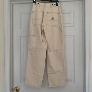 Cream carpenter pants